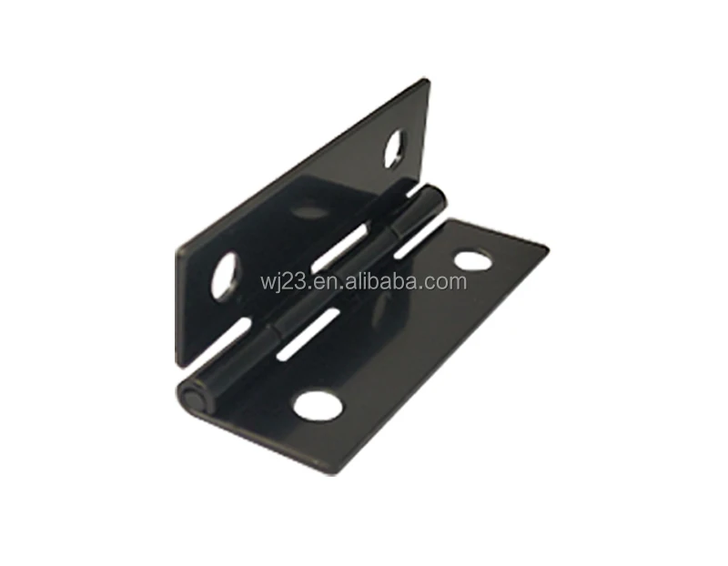 Guangyou factory small size 50.8x31.7x1.0mm Iron material black color steel hinges