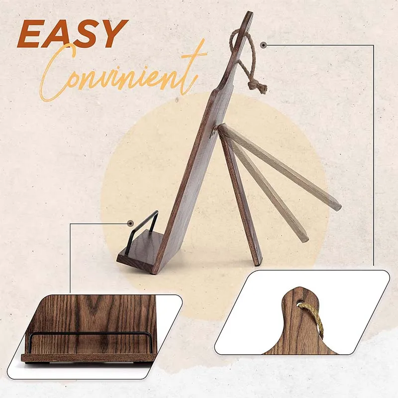 Wholesale wooden cookbook bookcase vintage gray old style wooden display stand