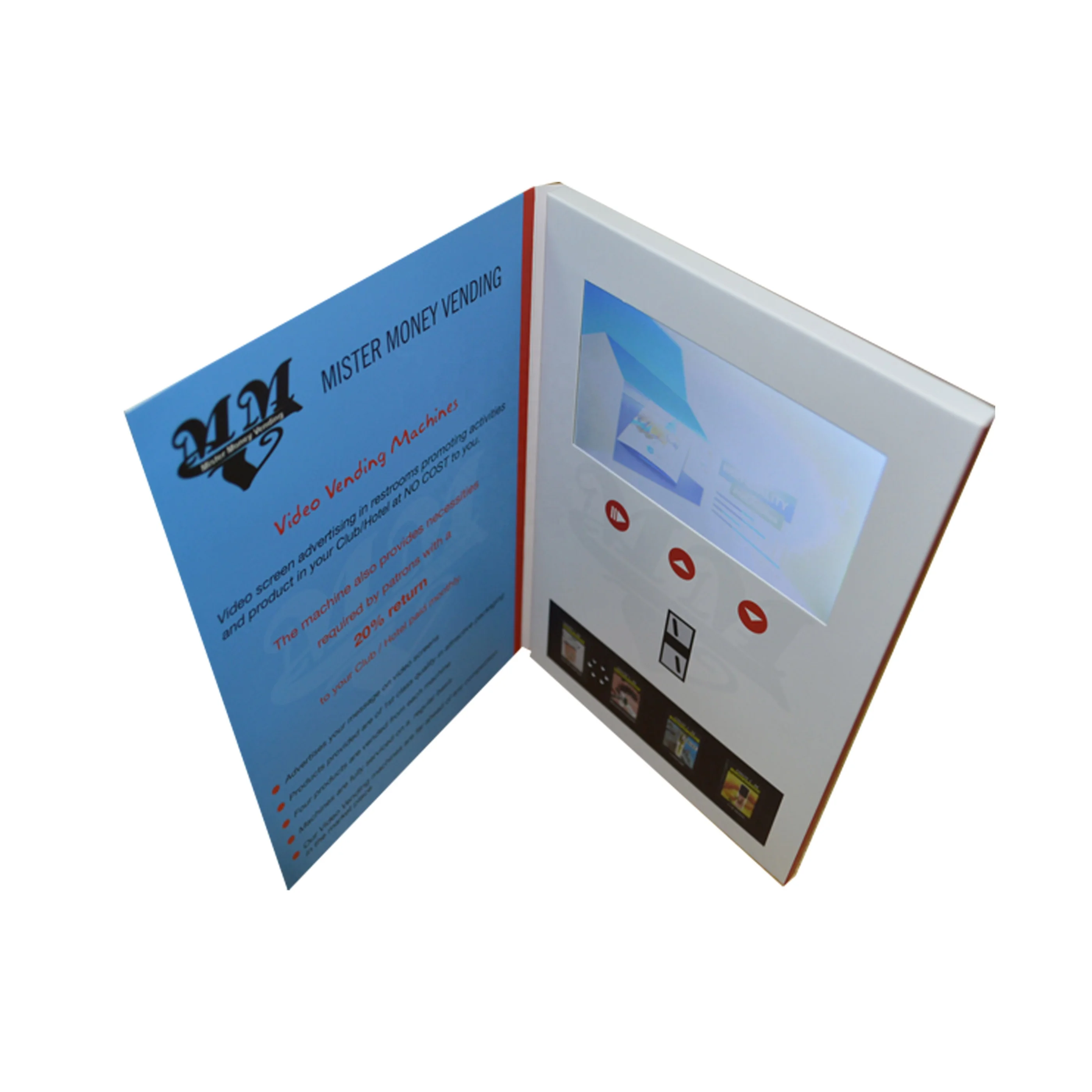 Wholesale Hot Sale Video Brochure Lcd Screen Invitation Card For Marketing
