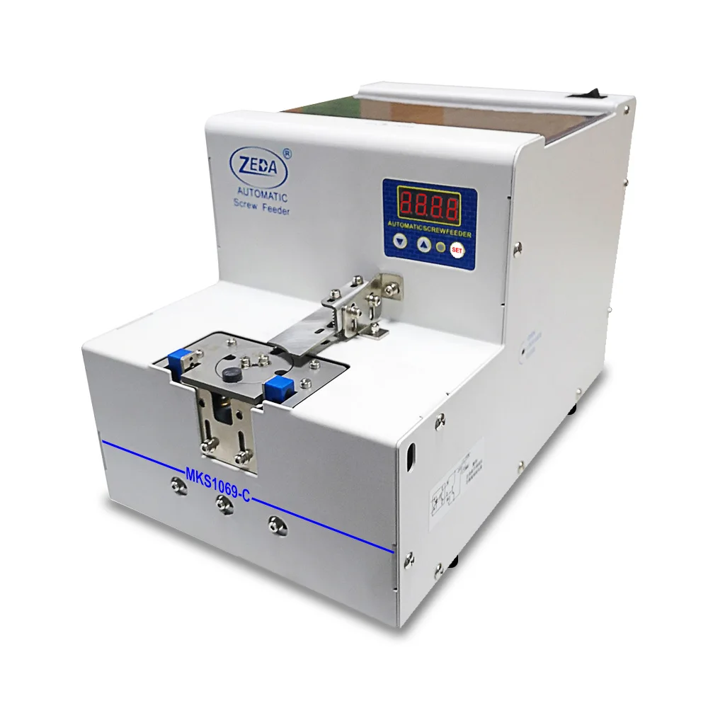 Zeda MKS1069-C supports PLC support  450ml storage screw diameter M2.0-M6.0 air suction automatic feeder screw dispenser counter