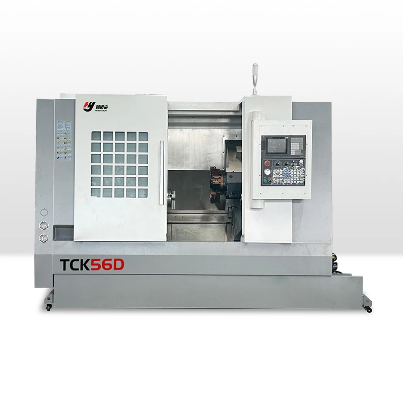 GSK/FANUC/SIEMENS / Lathe for Sale CNC Turning Lathe Slant Bed Tck56Y Axis CNC Lathe Machine for Metal