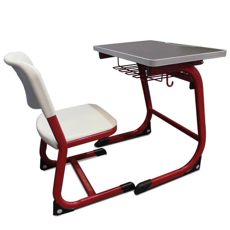 middle student school wooden desk plastic chair high quality school furniture