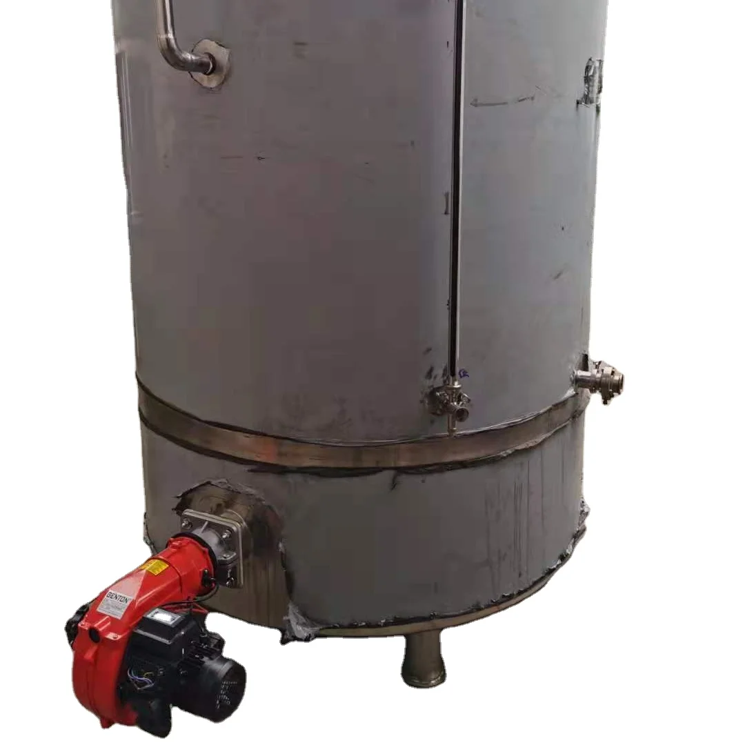 Бак для смешивания из нержавеющей стали на газе