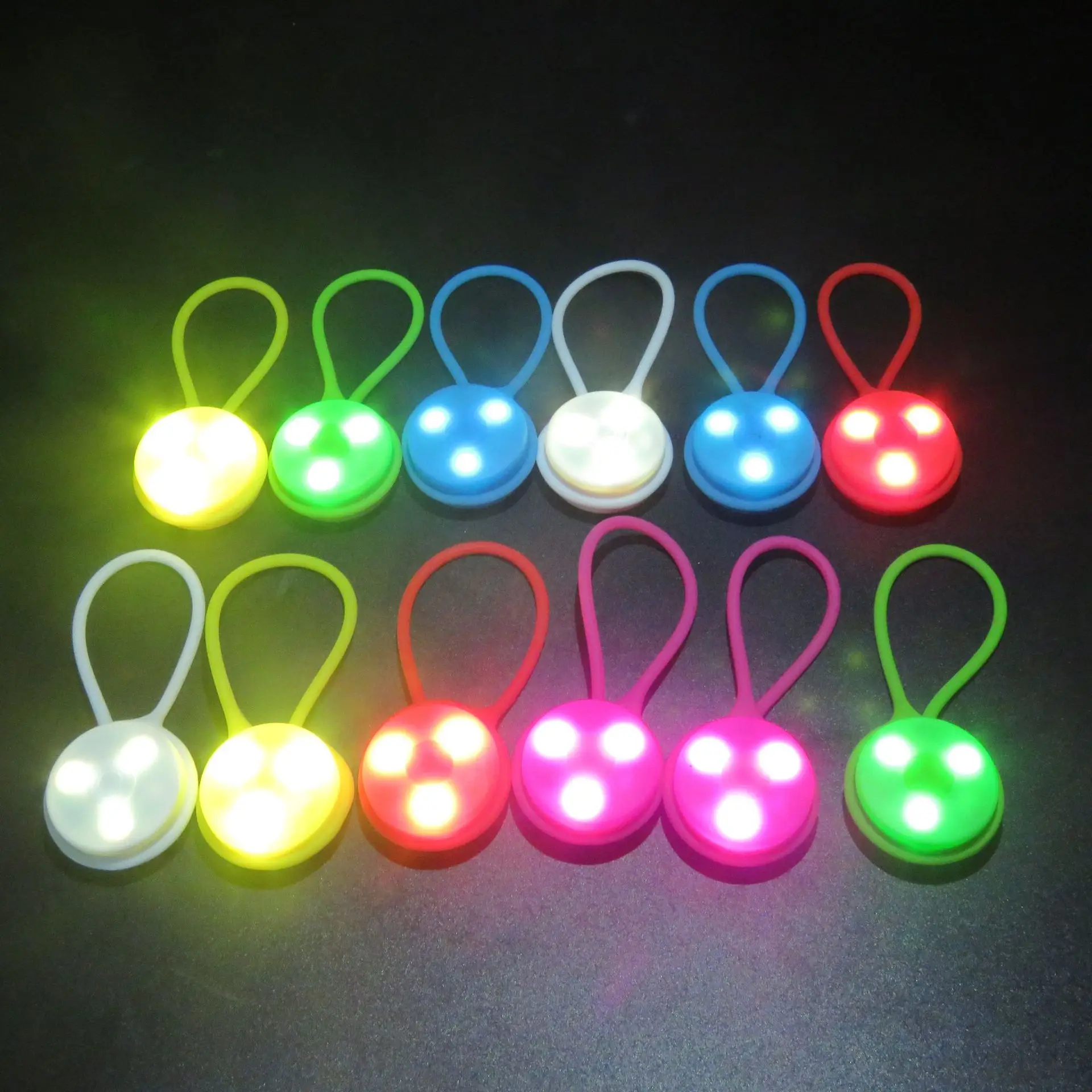 Promotional Good quality new mini LED silicone bicycle light, LED Tail Bike Light