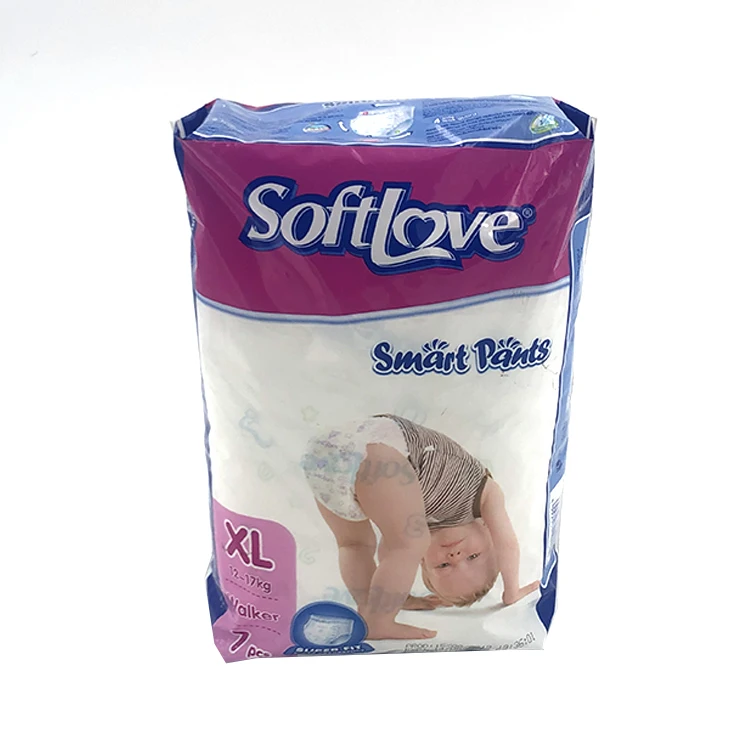 Мягкие подгузники Softlove XL 7, детские подгузники joy soft care, частная торговая марка