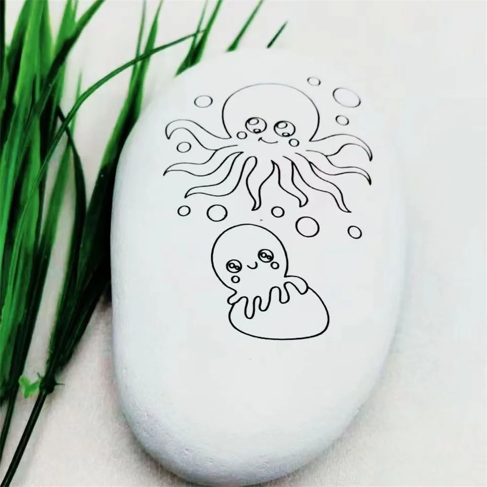 Wholesale Good Quality Art Hand Painted Stone Pebble