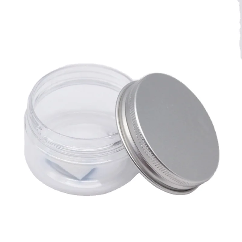 Empty 100 120 150 200 250 300 500 ml cosmetic Cream plastic PET wide mouth jar 4 oz 8 oz plastic pots for facial care/body oil