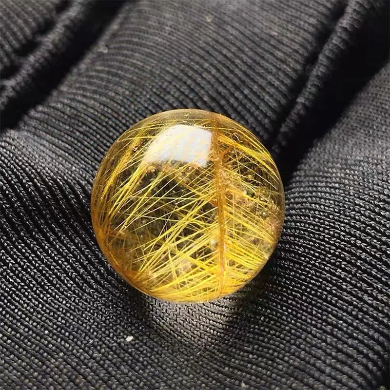 High quality Natural Healing Natural Golden Rutiled Quartz Stones sphere Polished Crystal Ball For Decoration