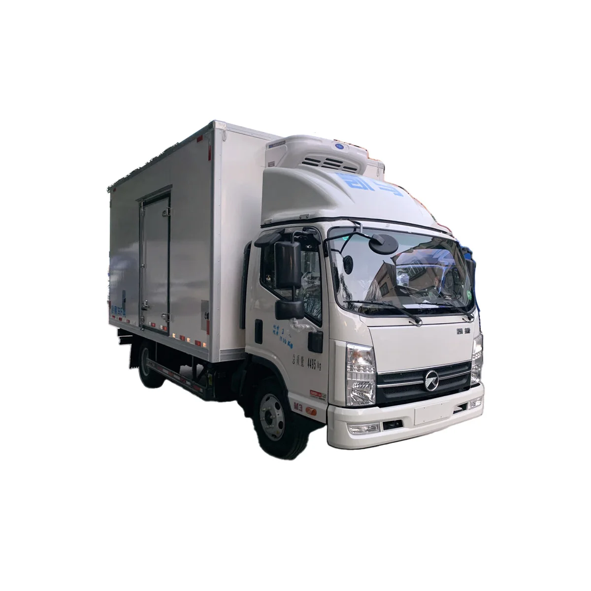 Light Refrigerator Trucks In House 6x2 KAMA EM3 81.144kWh Electric Truck Motor 135 Refrigerated Truck In China