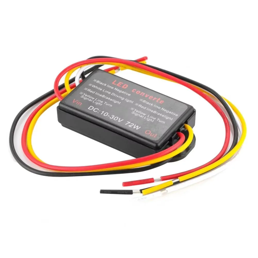 10-30V Universal Car Flash Strobe Controller Flasher Module Adapter for LED Side Marker Brake Light Tail Stop Turn Signal