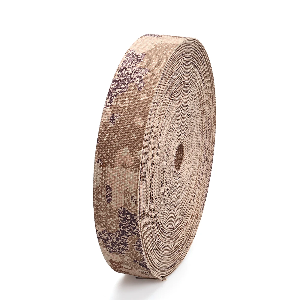 2023 Factory Directly Sale Camouflage Heavy Duty Camo Tactical Webbing Straps With Custom Printing Design