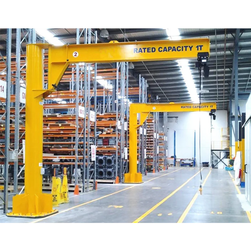 5 Ton Floor Mounted Jib Crane with New Engine and Motor Core Bearing Components for Industries
