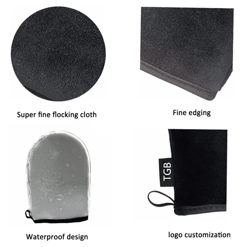 Amazon Hot Selling Wholesale Self Tanning Mitt Lotions Manufacturer Velvet Self-Tanning Mitt