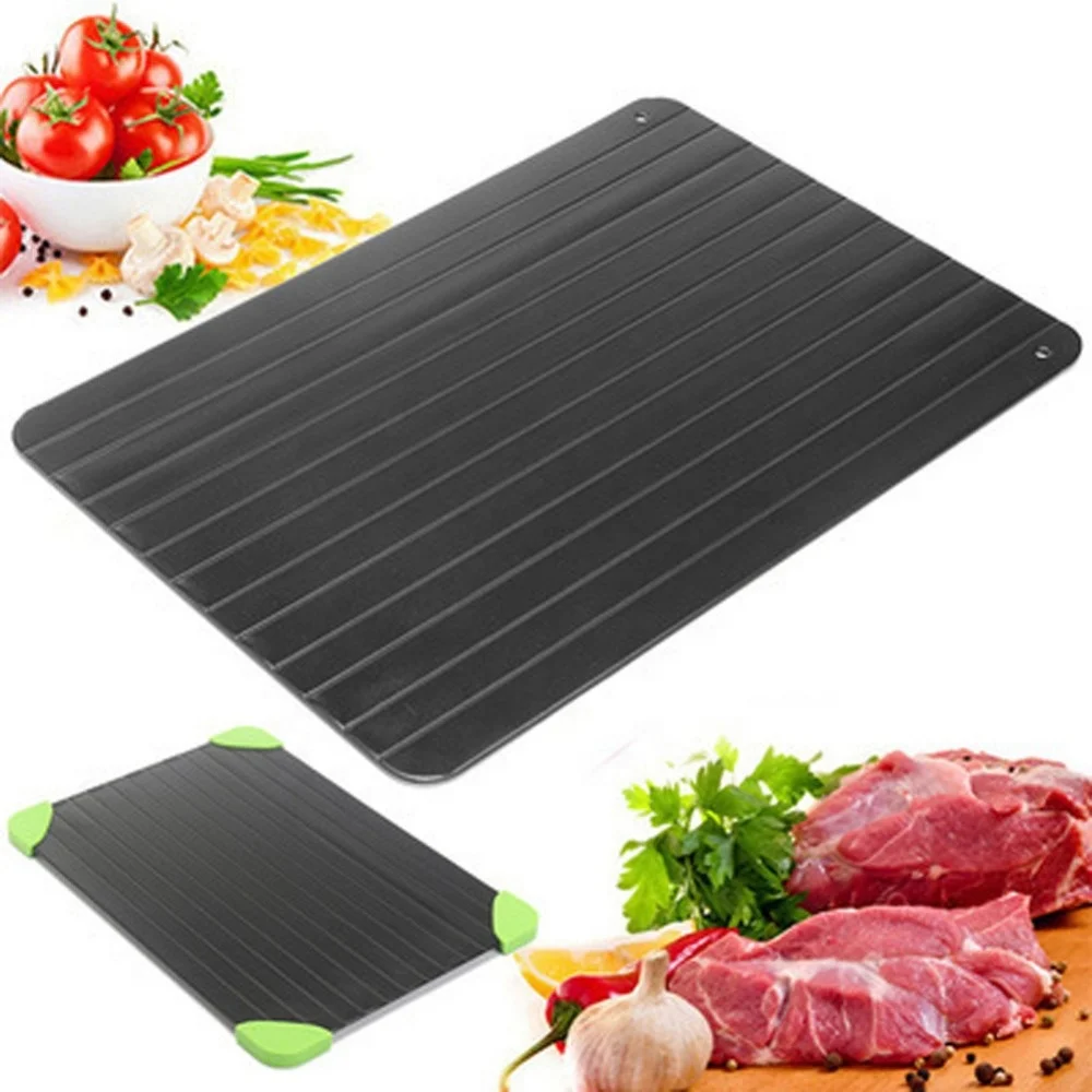 Large Aluminum Mat Fast Thaw Heating Tray Defrosting Tray Plate for Frozen Meat