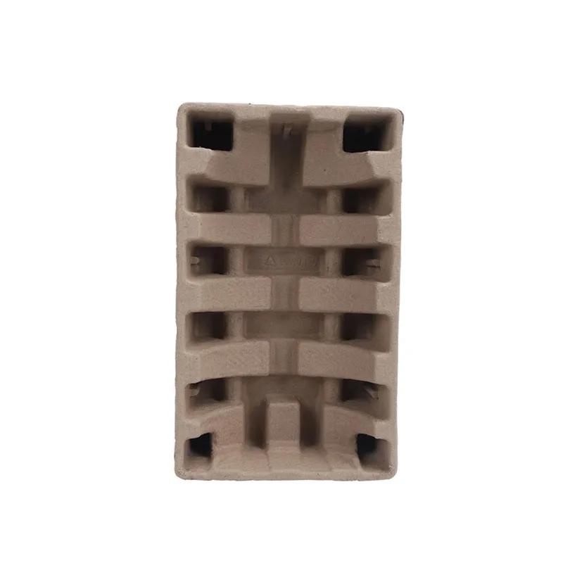 Top Quality 100% Eco-friendly Recyclable Biodegradable Protective Customized Molded Pulp Trays for Hardware Product