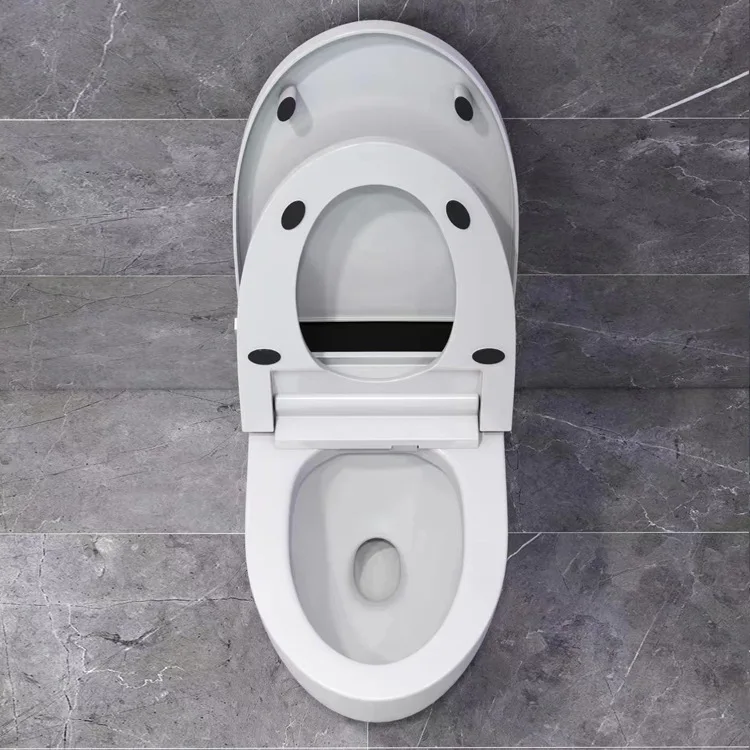 Bathroom Luxury Sensor Electric Automatic Flush Wc Bidet Ceramic Floor One Piece Intelligent Smart Toilet Bow