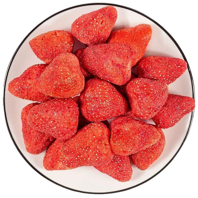 Customized Wholesale Sweet Snack Frozen Strawberry Fruit Bulk Fd Fruit Dried Whole Strawberry