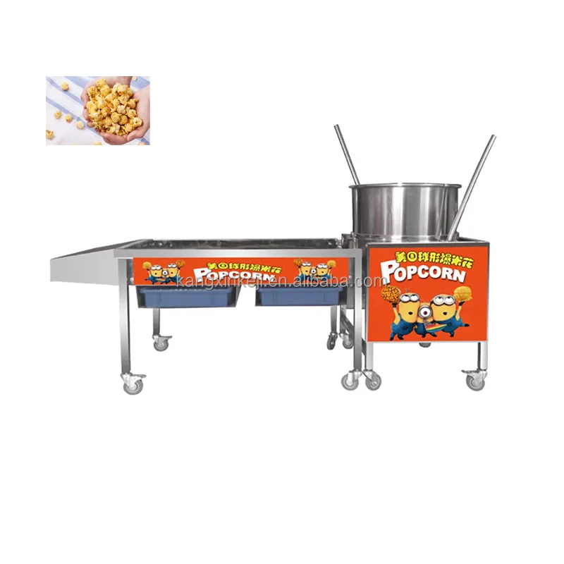 High Quality Gas Commercial Making Machine American Hand-fried Spherical Popcorn Machines