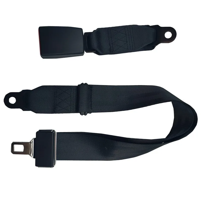 European Standard Retractable 2-Point Polyester Lap Seat Belt Universal Adjustable for UTV Van VR Bus Truck