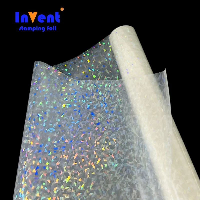 Low price Manufacturer transparent laser holographic laminator film Heat transfer hot stamping foil rolls