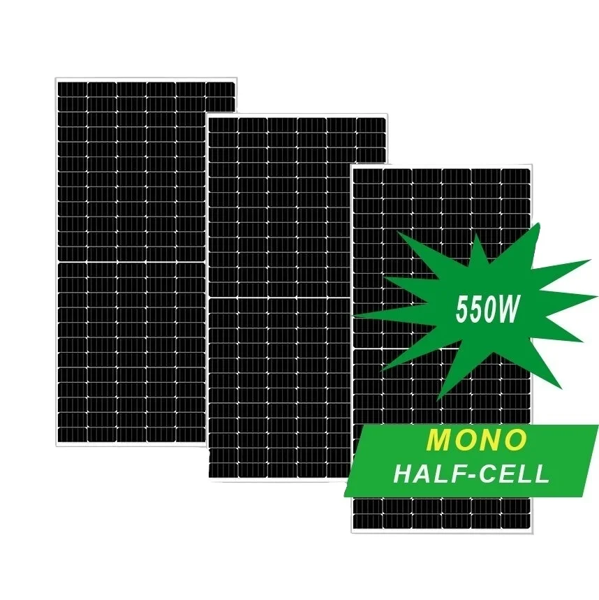 550W Solar Panels  500w 530w 540w 550w Photovoltaic Panels Half Cell Monocrystalline Solar Panel Roof Tiles