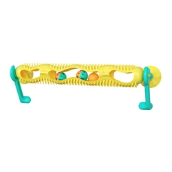 New cat climbing interactive scratching post rotating track with turntable tunnel roller ball orbital funny ball pet cat dog Toy