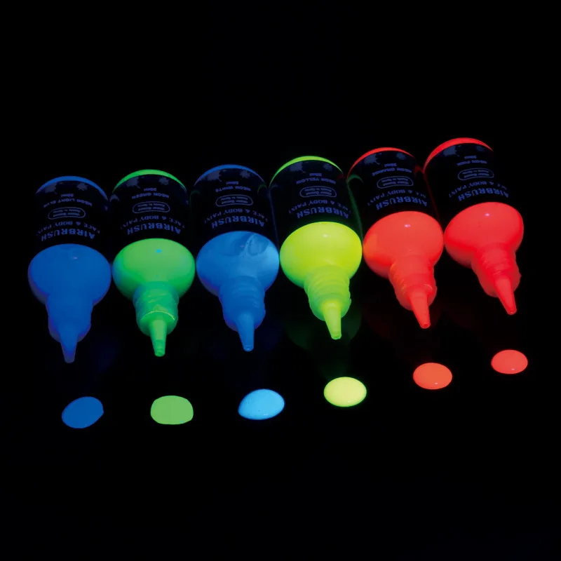 Professional private label liquid face paint kit magic glow body painting makeup