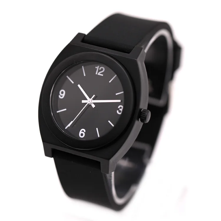 Custom Hip Hop Low Price Man Stylish Support Logo Modern Novel Design Bezel Strap Glass Mens Womens Wrist Plastic Watch