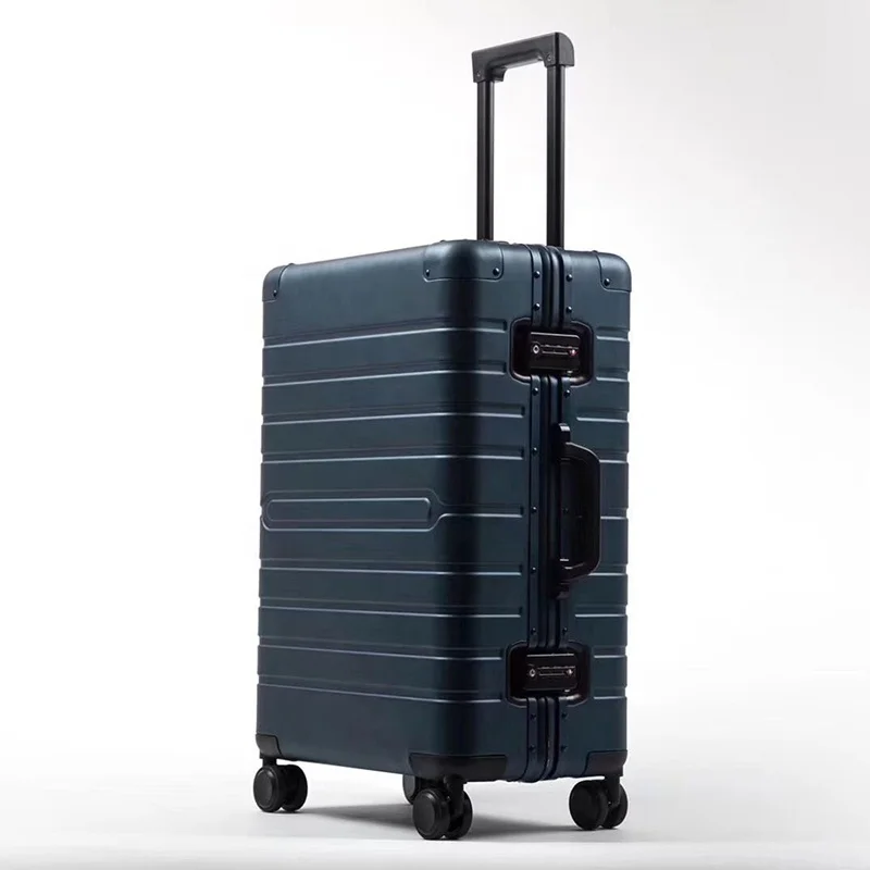 High Quality Luggage Trolley Suitcase Waterproof 20/24/28 Inch Aluminium Cabin Luggage Trolley Case Luggage