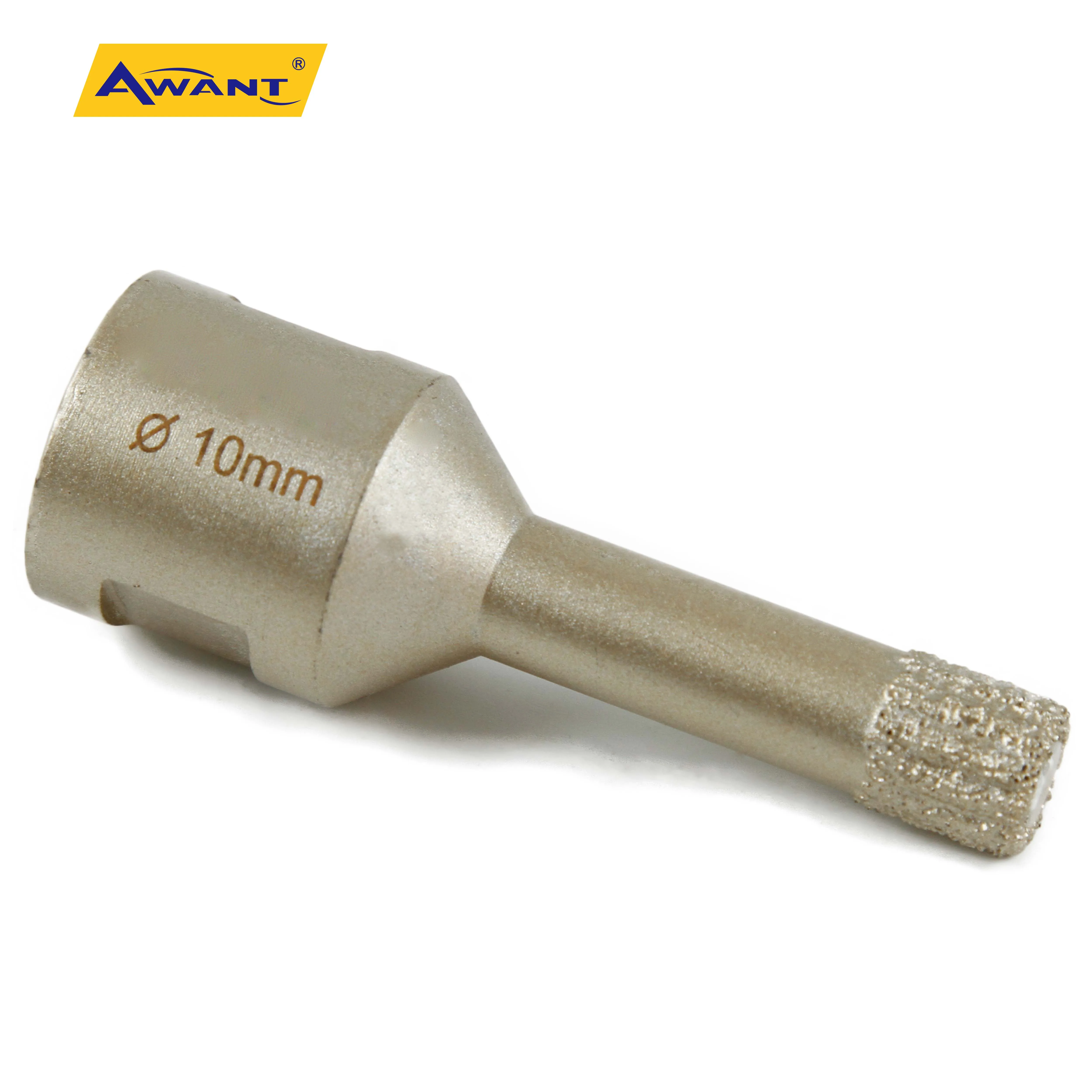 Drill Core Bit Vacuum Brazed Drill Bit M14 Thread Wax Gold for Concrete Marble Granite Ceramic Tile Glass Porcelain Stone Bits