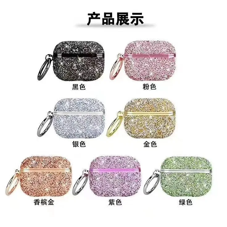 For Airpods 3 Generation Case Luxury Bling Diamond Case Cover For Apple Airpod 1/ 2 / Pro