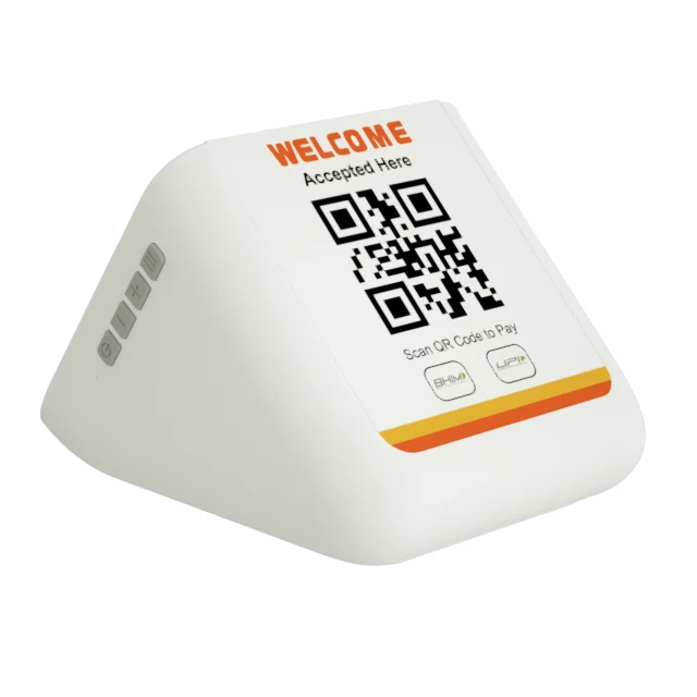ES12 Nfc оплата рабочего стола динамический Qr-код ЖК-дисплей Soundbox оплаты
