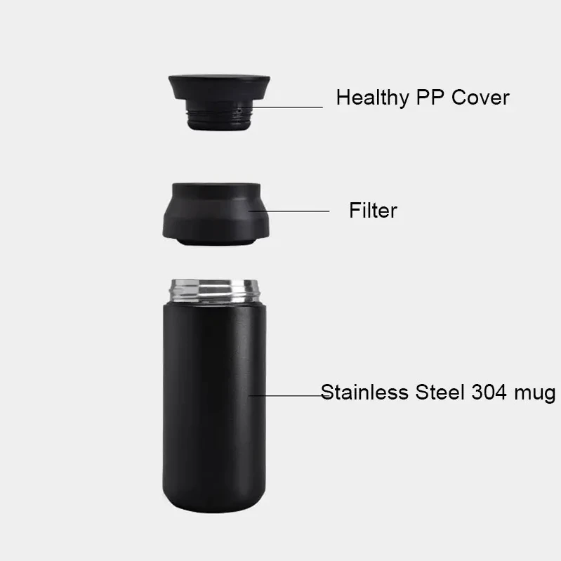 500ml Tumbler Handle Custom Water Bottle Sports Design Style Hot Cold Thermal Insulation Personalized