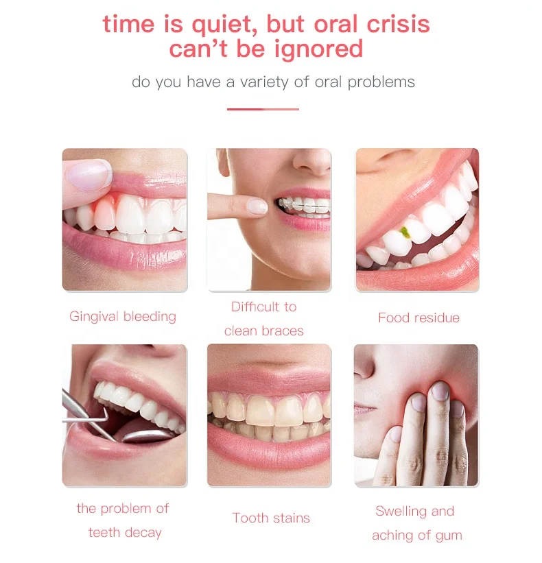 Professional Electric Water Flosser h2ofloss  irrigator 300 Portable Oral Cleaning Kit