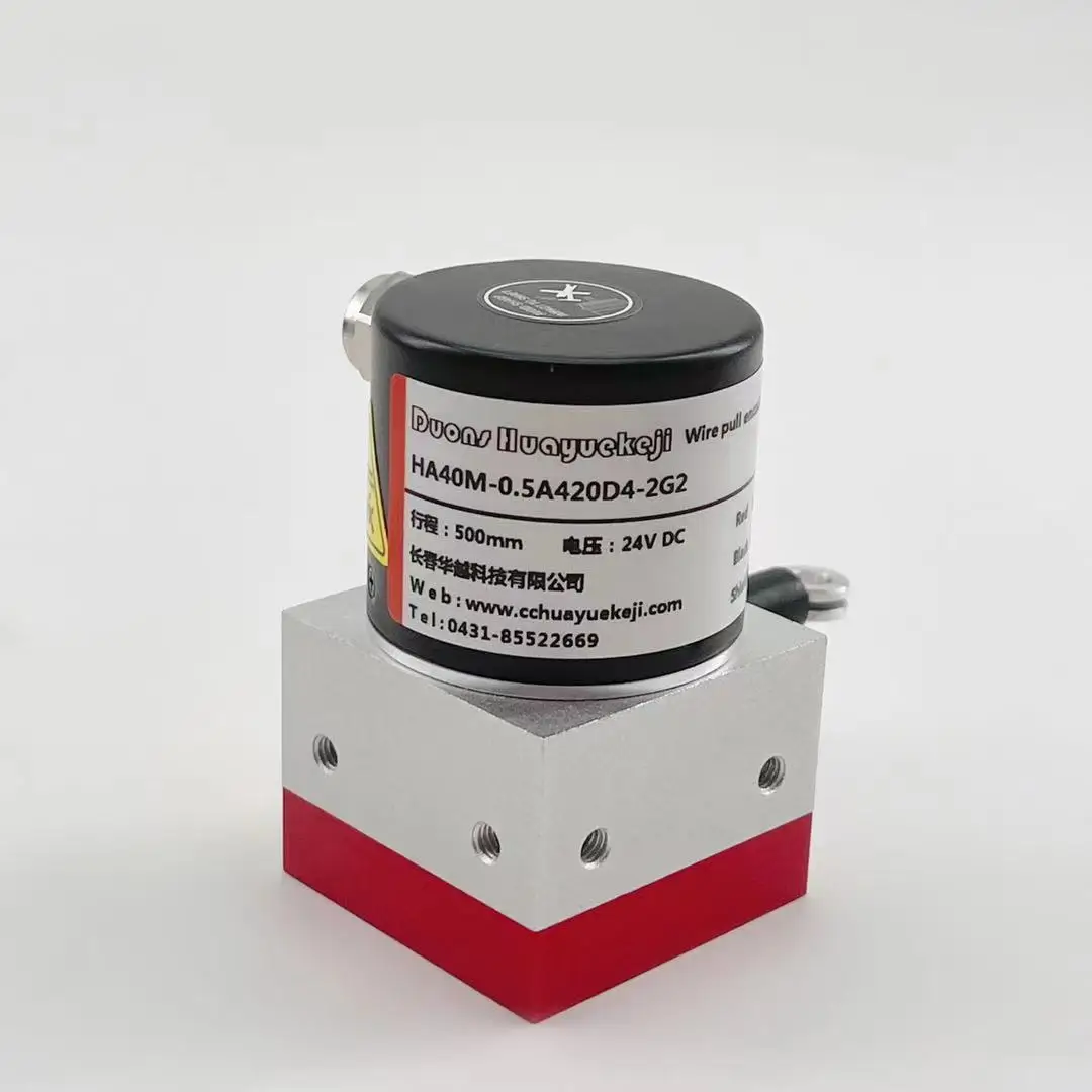 HA40M 650mm  0-10K ohm 4-20mA Output Wire Pull Encoder Cable Displacement Sensor