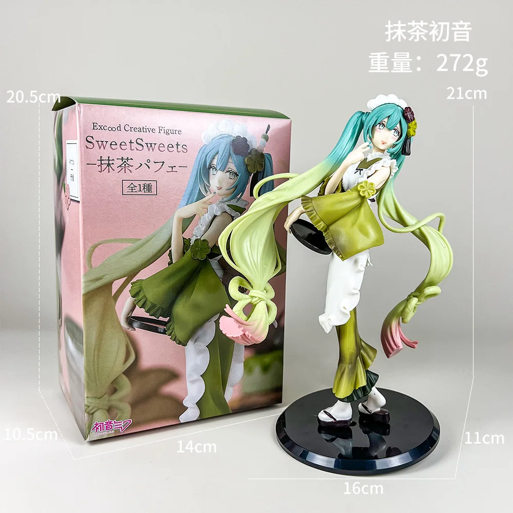 Zealed 21cm Hatsune Anime Figure Kawaii Thumbelina Vocaloid Wonderland PVC Action Figure Collection Model Doll Ornaments Gift