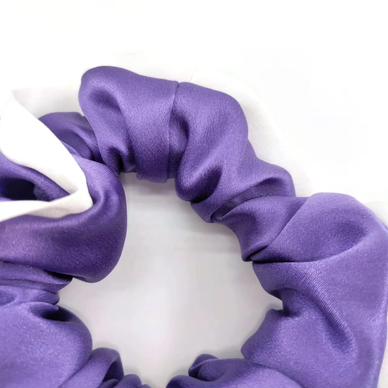 Private Label Multi-color Silk Scrunchie 19momme Size 100% Pure Silk Hair Tie