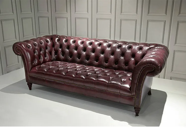 Luxury Living Room Royal sofa set tuffed couch luxury italian chesterfield sofa