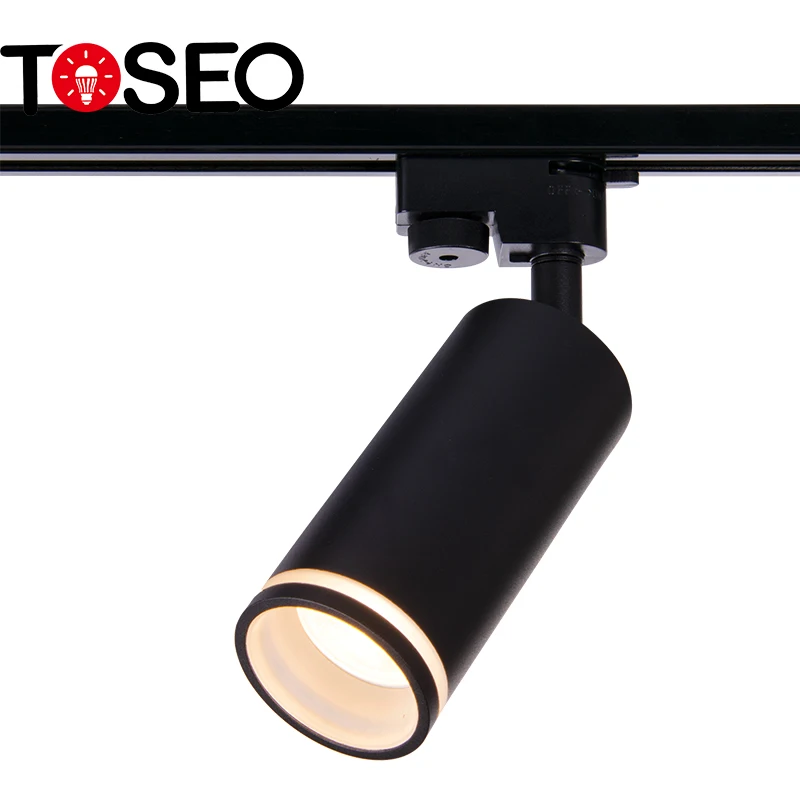 Europe Hot Selling Black White Track Light 360 mr16 Surface Mounted Front Replace Bulb 5w Led Spot Light