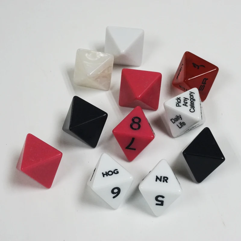 Пользовательский цветной с функцией отвода тепла 4-сторонние кости