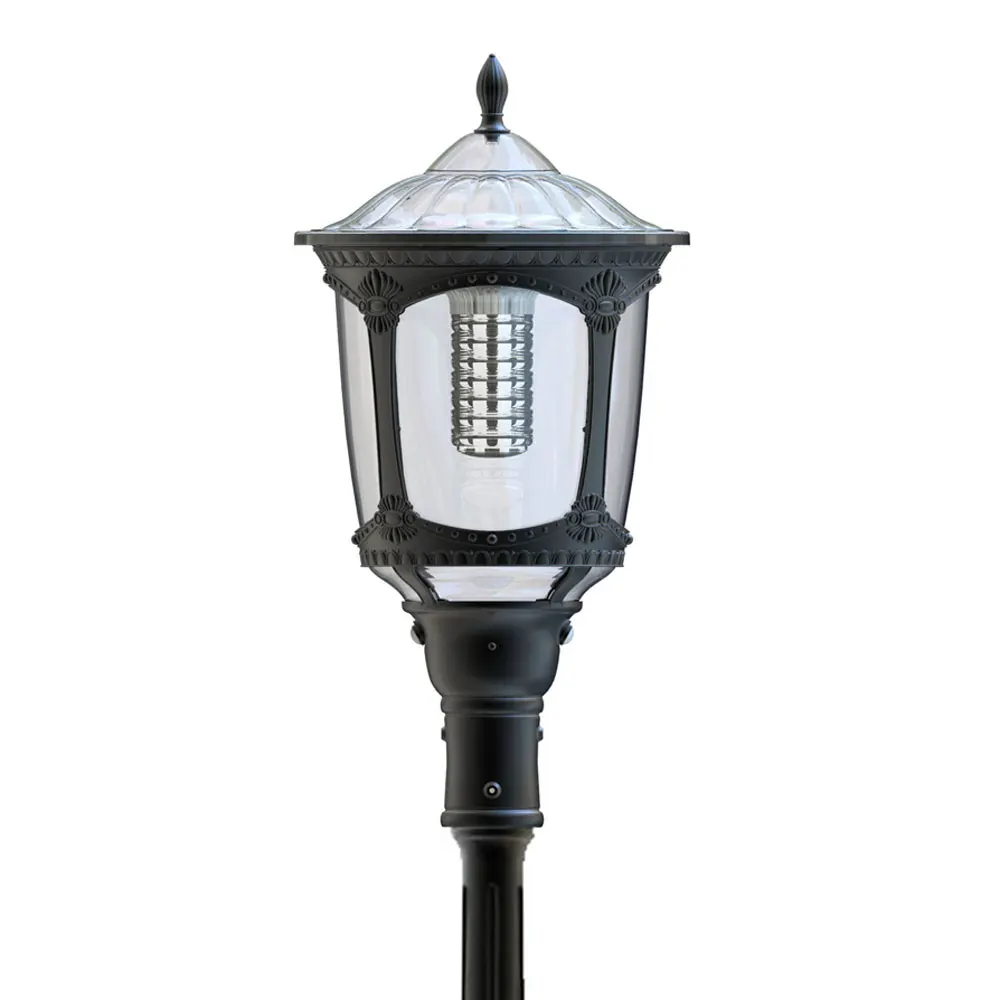 European style led integrated solar garden light for landscape lighting