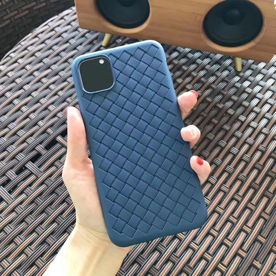 Wholesale Price Shockproof Weave TPU Mobile Accessories Phone Cases for iPhone 13 Pro / Nokia 2 3 8 5 / VIVO / OPPO / Motorola