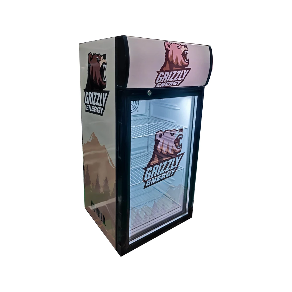 Small Caviar Display Refrigerator Commercial Mini Fridges with temperature display