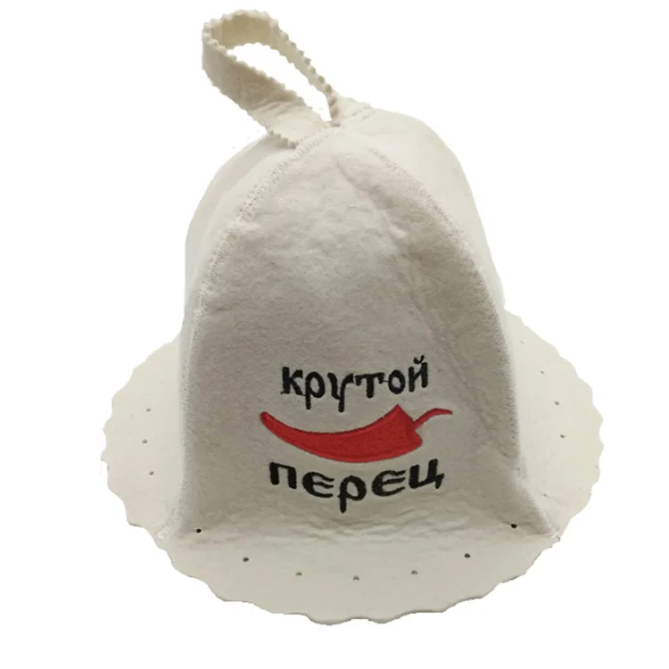 Shower Caps acrylic wool hat  felt sauna hats for sauna