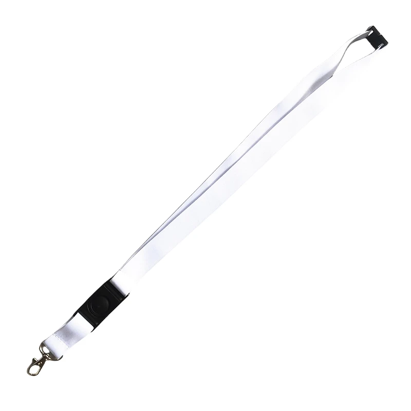 Sublimation Lanyard Blank White Sublimation Neck Lanyards Neoprene DIY Sublimation Lanyards or  Card Name Badge Holder