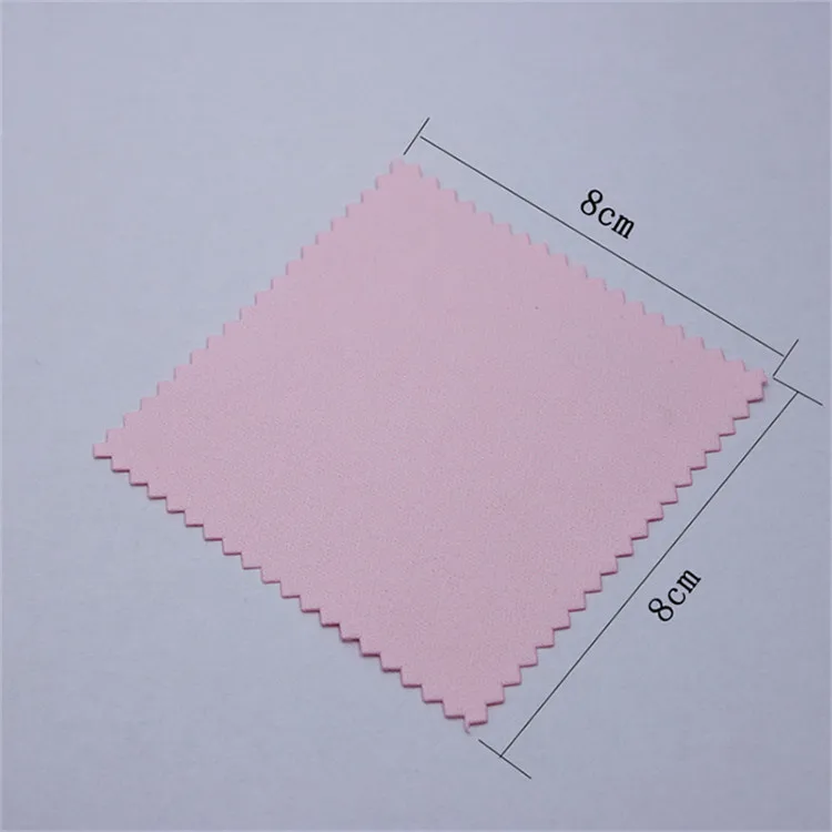 Eco-Friendly Anti Tarnish Silver Polishing Cloth For Jewelry Cleaning Silver Gold Jewelry Polishing Cloth