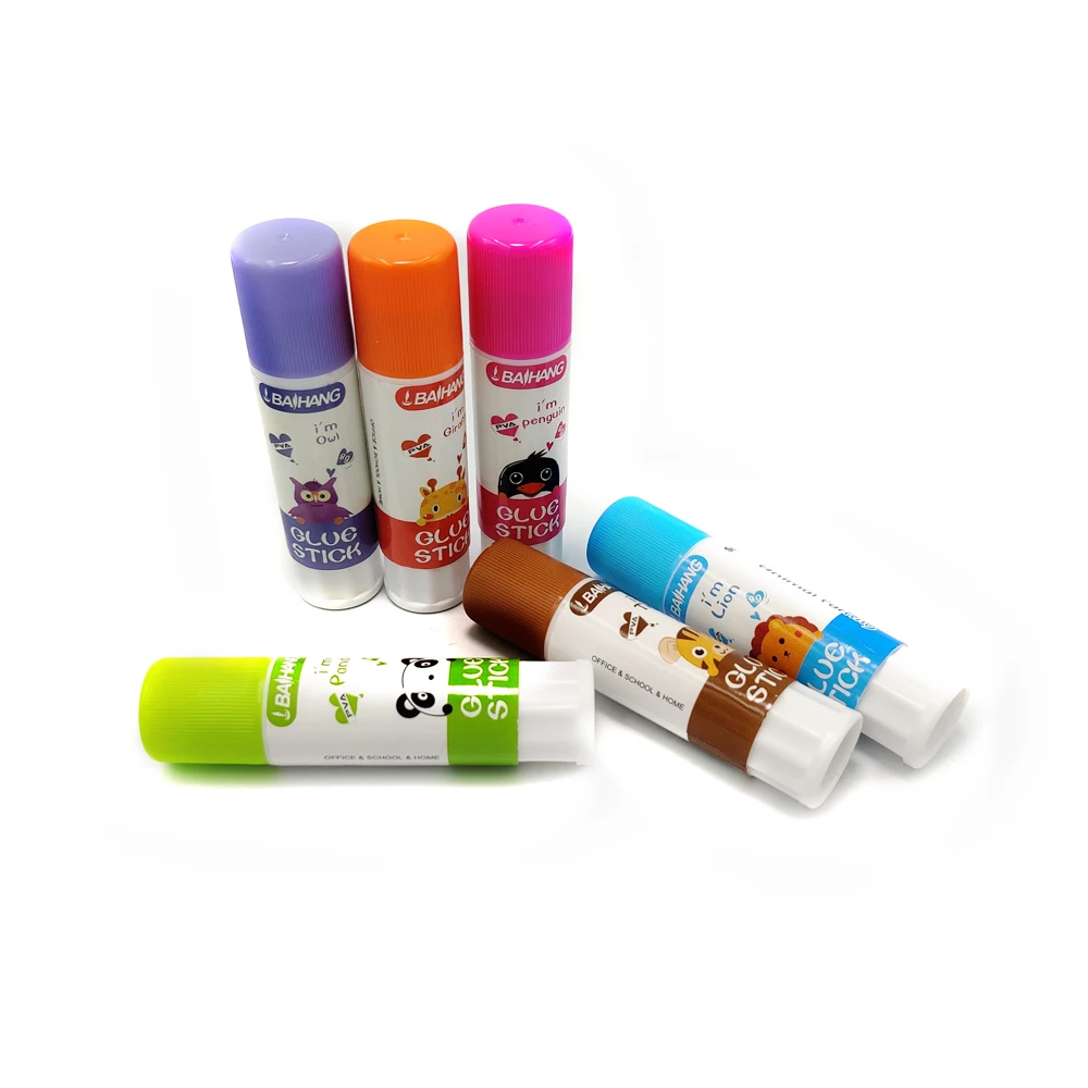 Customized print stationery students useful school supplies non-toxic pva glue stick 8g White Glue Sticks for children