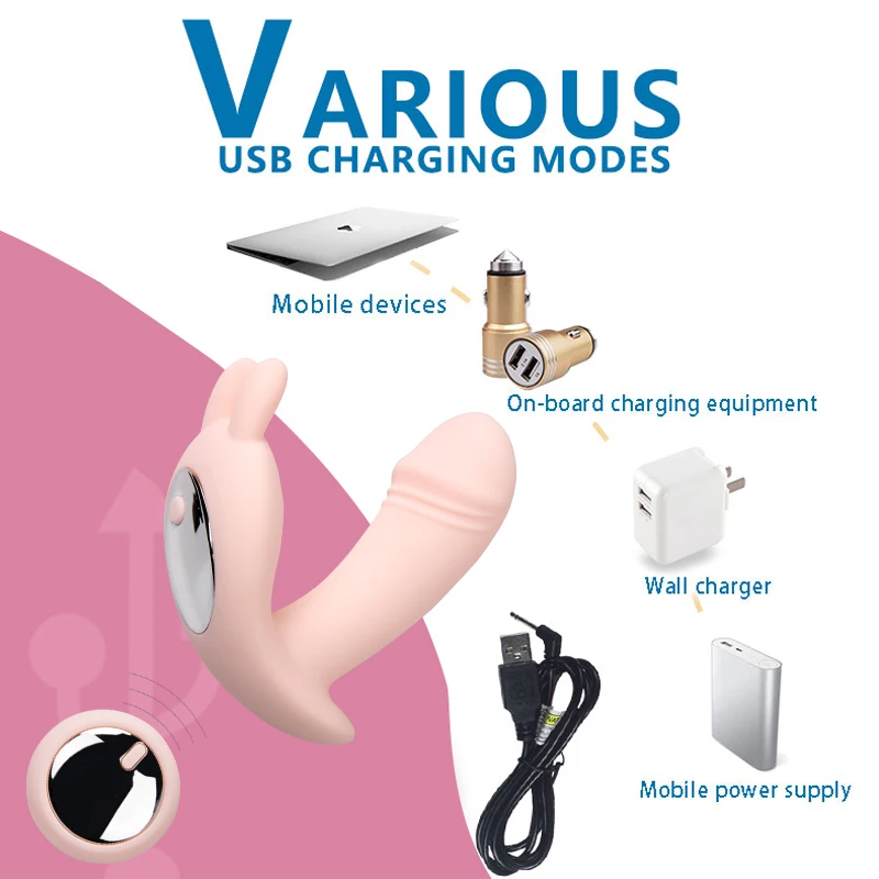 Hot sell Dildo Wearable with Remote Control Wearable Panties Vibrator Dildo Hands-free Wearable Vibrator