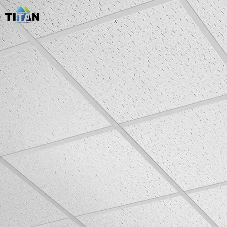 Benin Plafond Maison Acoustique Acoustic Black Ceiling Panels Platre De Plafon Mineral Wool Ceiling Tile
