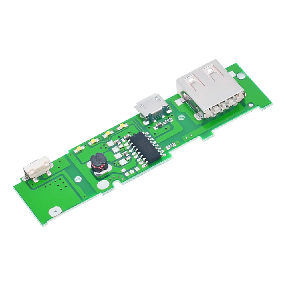 5V 2.1A/5V1A Power Bank Charger Charge Module Charging Circuit Board PCB Step Up Boost Power Module DIY Power Ban 18650 Battery